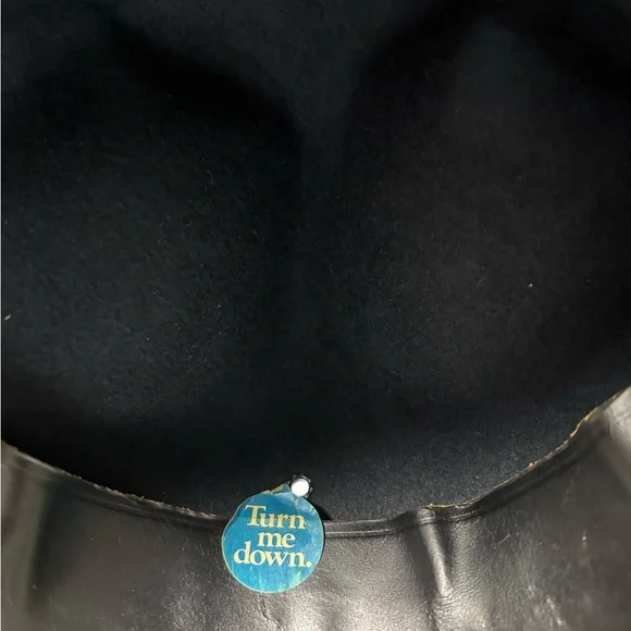 VTG CAMPAIGN HAT STRATTON HATS CHICAGO MILITARY POLICE STYLE FELT size 7 1/8